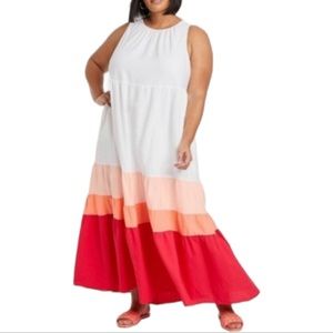 NWOT Ava & Viv Maxi Dress w/ Pockets